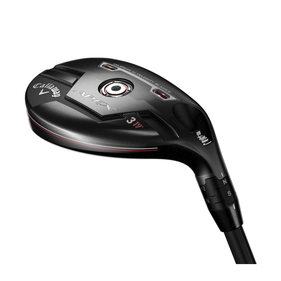 Callaway Apex 3 Hybrid left-handed graphite Jailbreak blades detail for speed