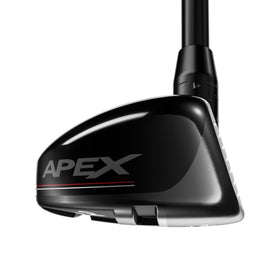 Callaway Apex 4 Hybrid in hand ready for versatile play across courses.