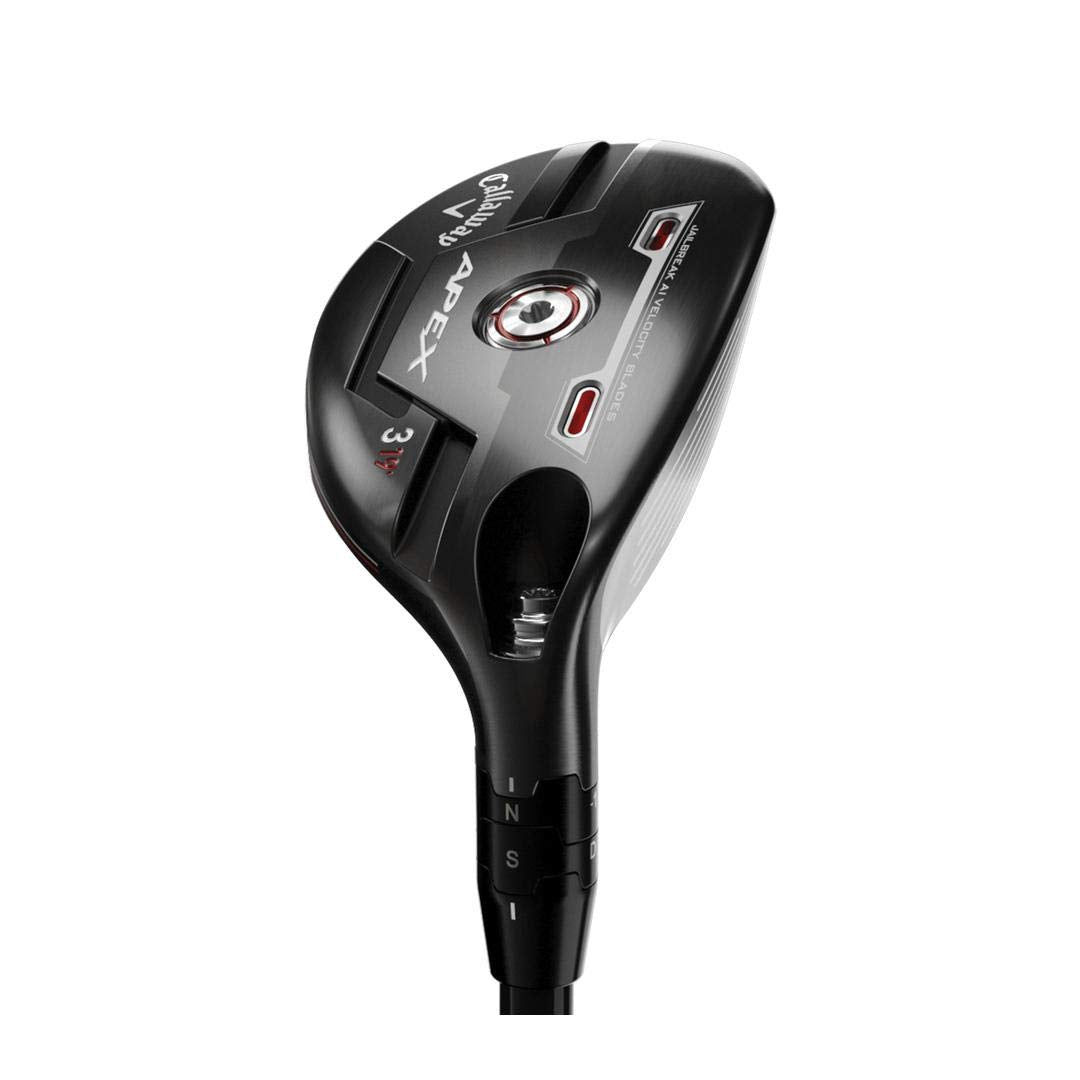 Callaway Apex 5 Hybrid sole design enhances turf interaction and cleaner contact.