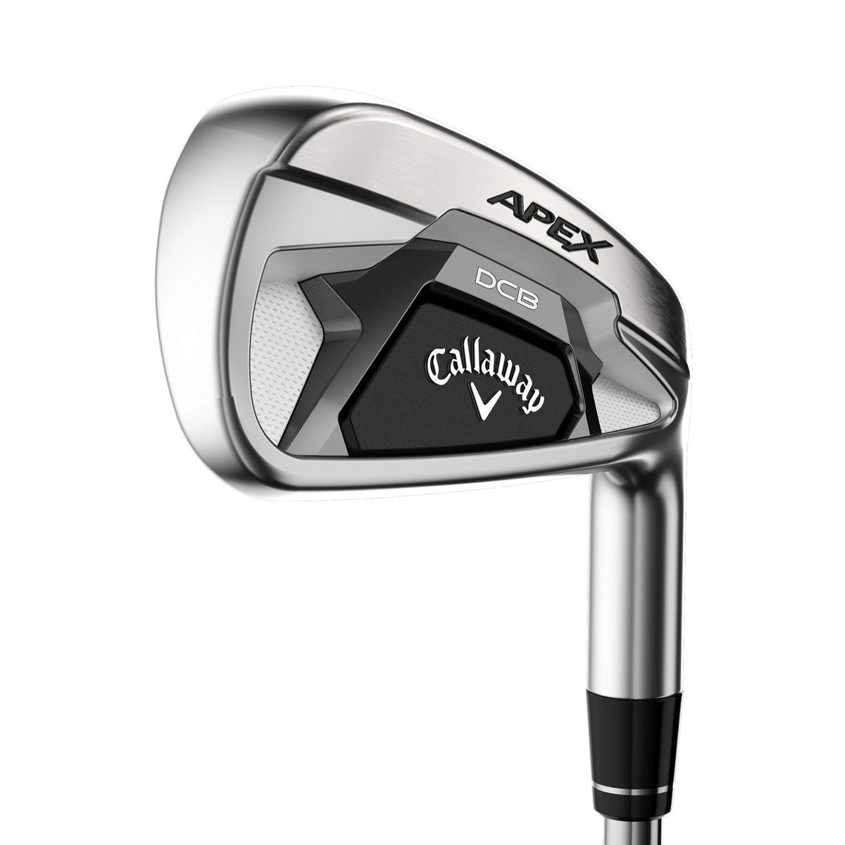 Callaway Apex DCB 9 Iron sole interaction view for easy turf engagement.