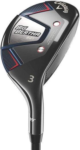 Callaway BB B21 5 Hybrid impact moment demonstrates stable contact for straighter flights.