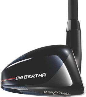 Callaway BB B21 5 Hybrid surface-contact detail emphasizes mis-hit forgiveness.