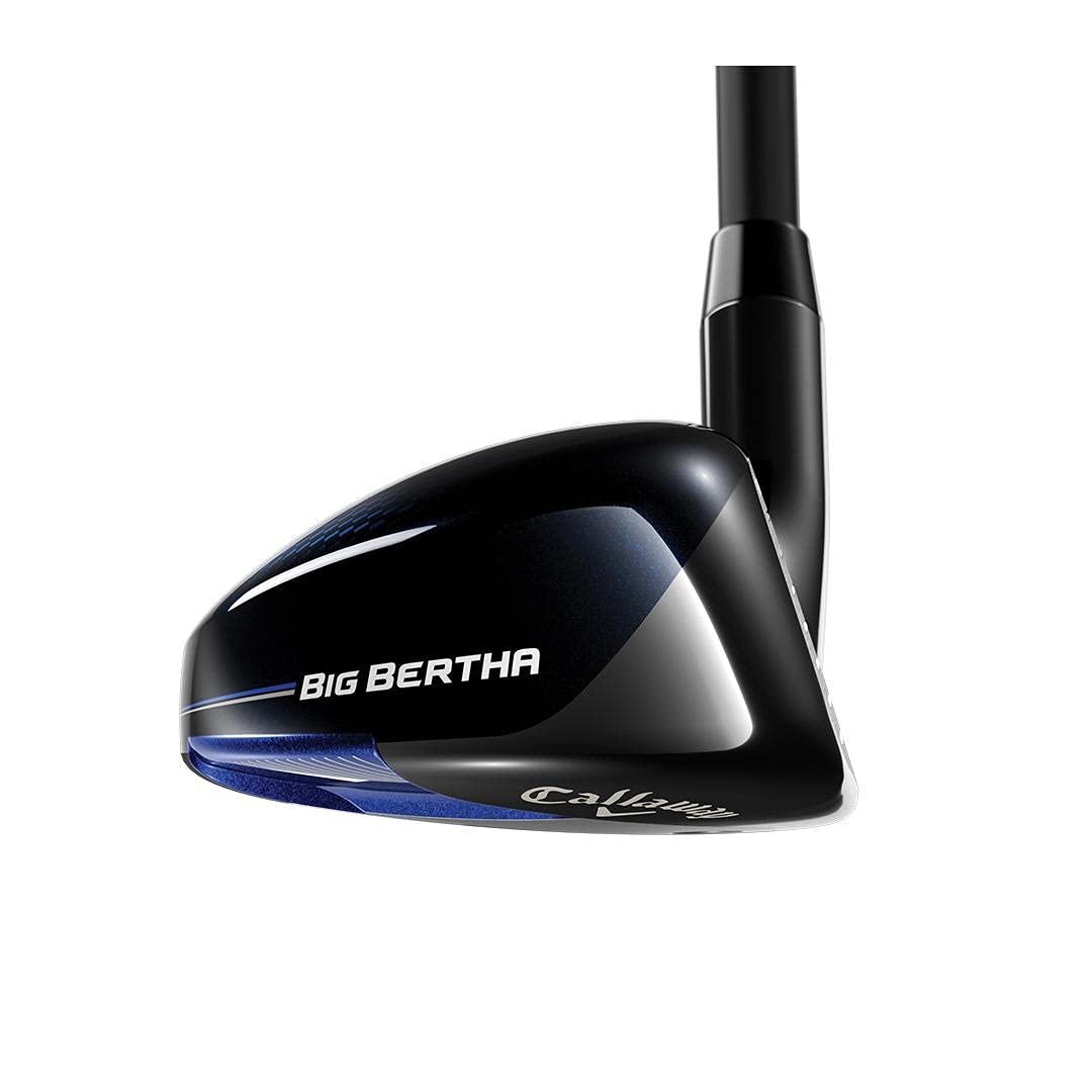 Packaging image of Callaway BB REVA 5 hybrid left-handed graphite ready for play.