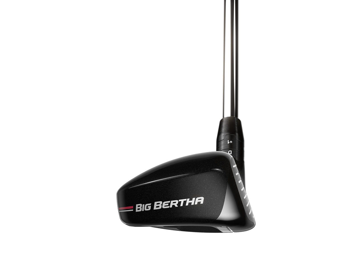 Callaway Big Bertha 4 Hybrid ready at address for easy approach shots.