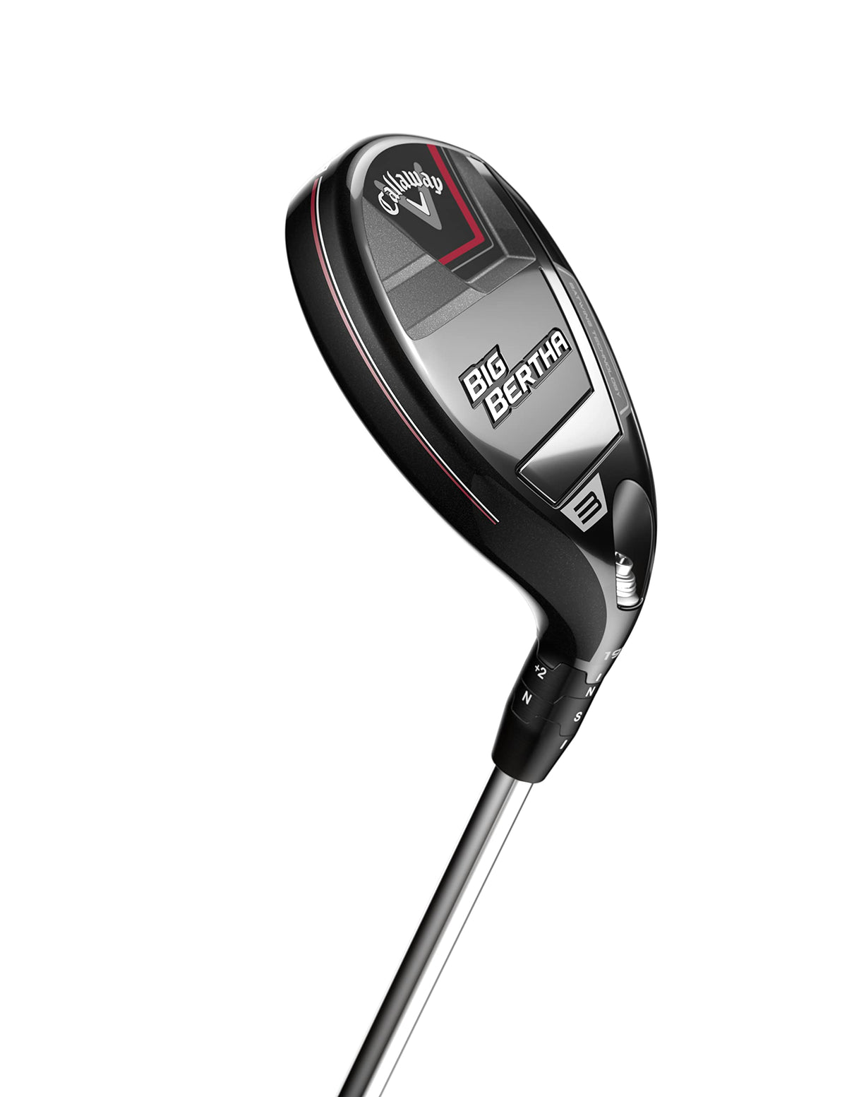 Callaway Big Bertha 5 Hybrid in standard length supports consistent distance.