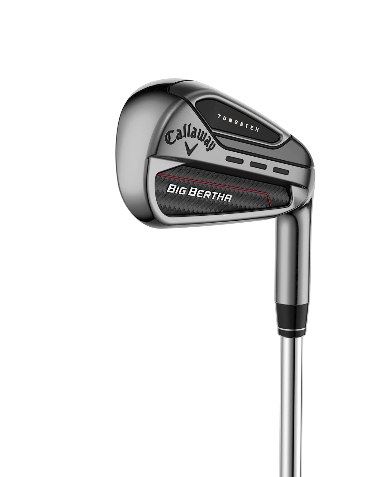 Callaway Big Bertha 7-iron left-handed graphite shaft for easy, forgiving shots.