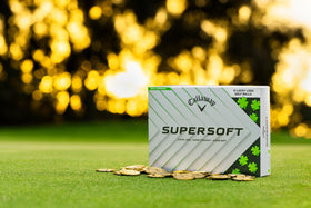 Callaway BL CG Supersoft 25 Lucky 2026 pack shot emphasizes value and variety.