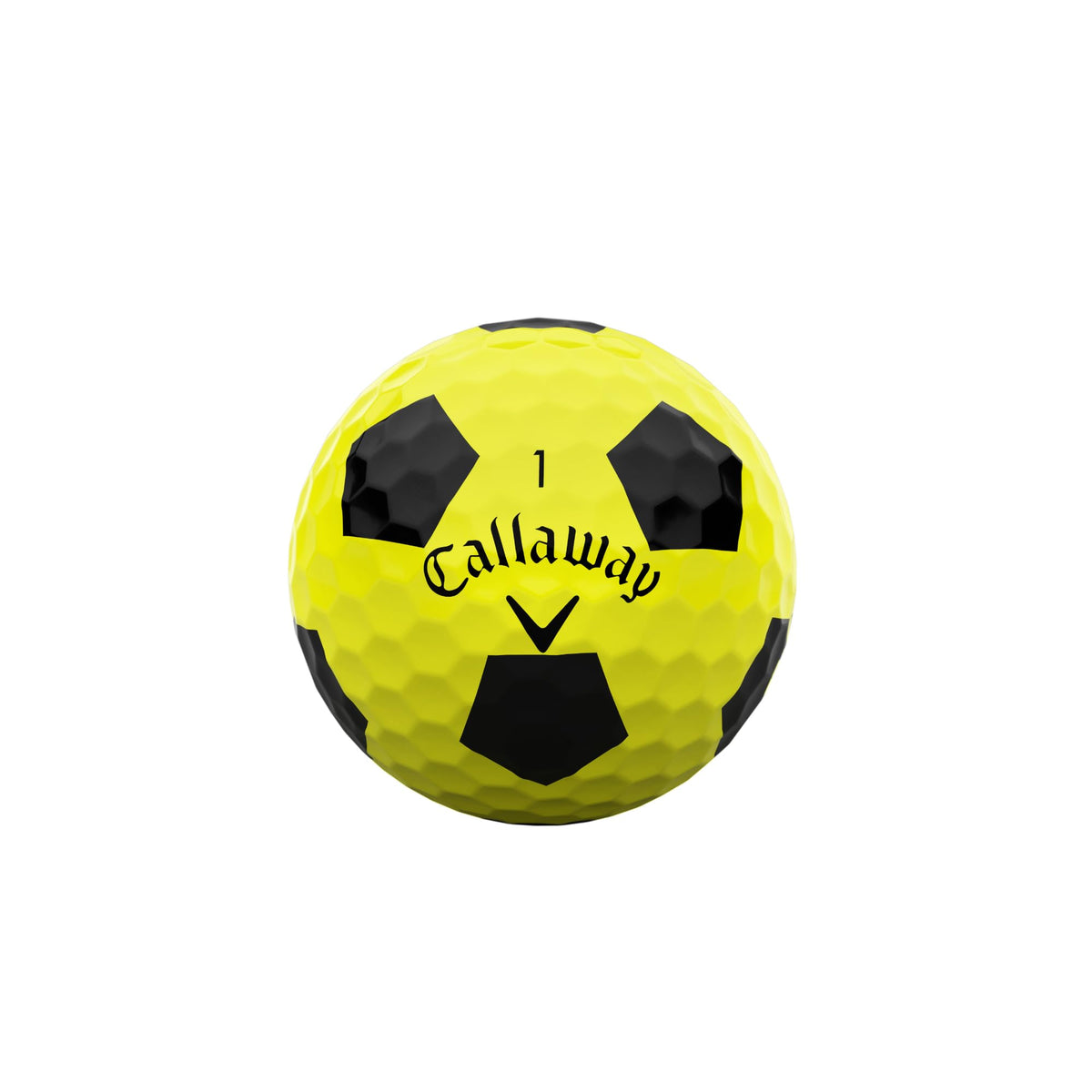 Callaway BL CG ERCSFT YLW core closeup showing softfast performance.