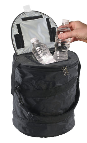 Callaway Cart Cooler insulated welded liner minimizes leaks on hot rounds.