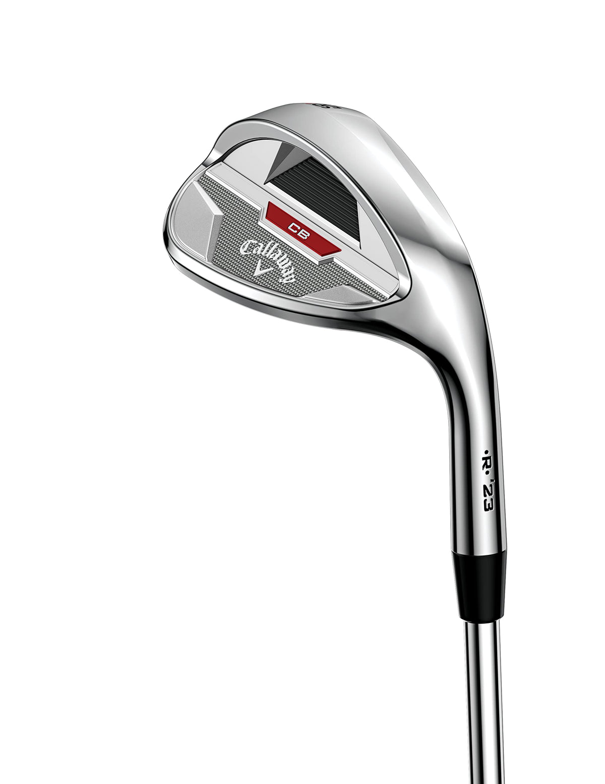 Callaway CB Chrome Sand Wedge head in motion for precise short game control