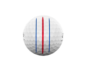 Aerodynamic dimple pattern supports higher flight and consistent distances.