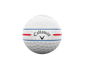 Callaway Chrome Soft 2026 aerodynamics shell in flight supporting stable trajectory.