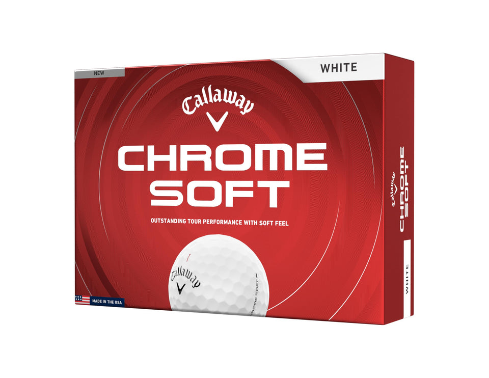 Callaway Chrome Soft 2026 golf balls pack for consistent performance on the course
