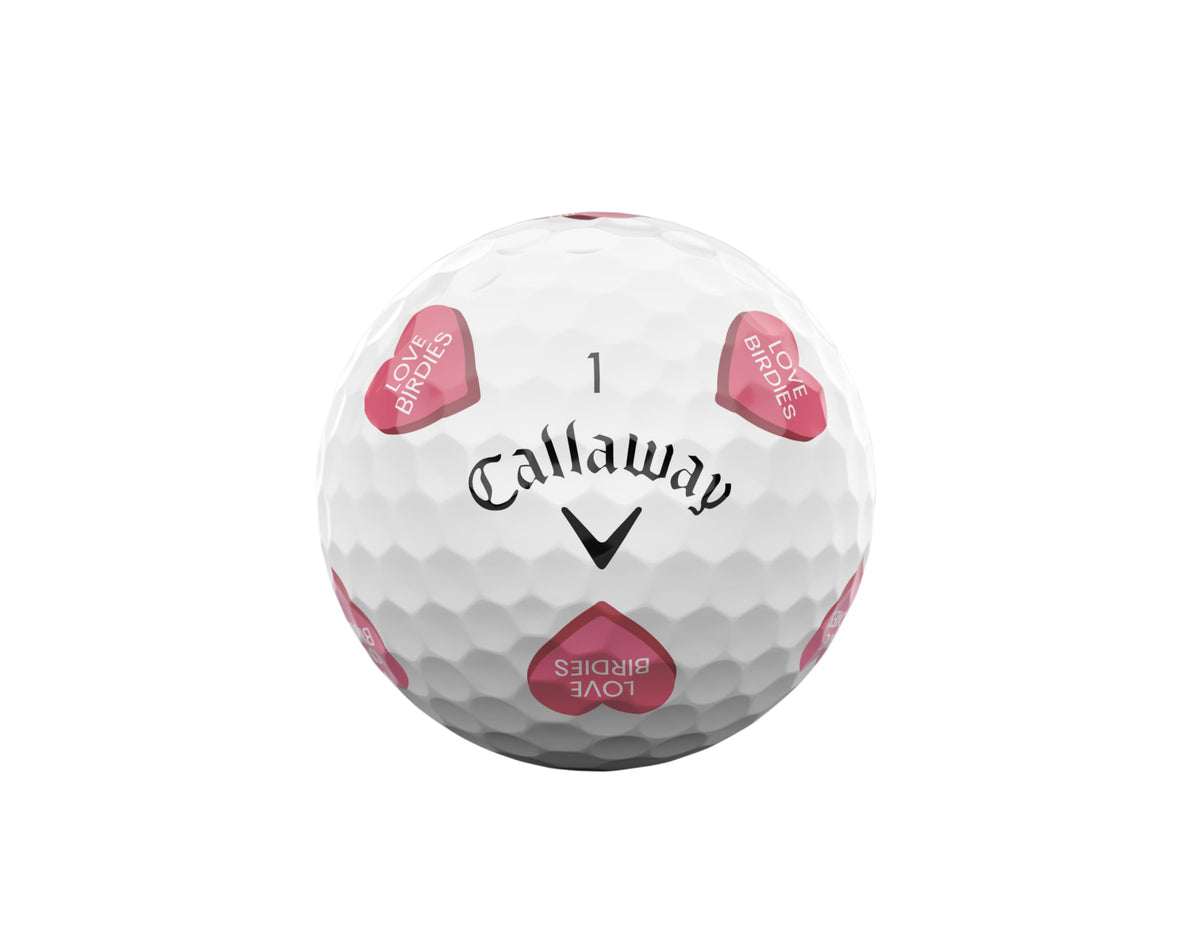 Soft feel close-up on Callaway Chrome Soft 2026 cover for comfortable feedback