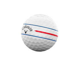 Callaway Chrome Soft 2026 Tour Fast Mantle core detail highlighting distance potential.