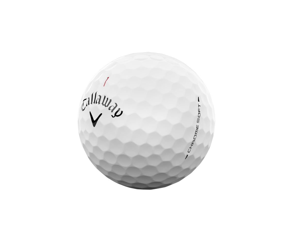 Detail of Tour Fast Mantle core on Callaway Chrome Soft 2026 for potential distance