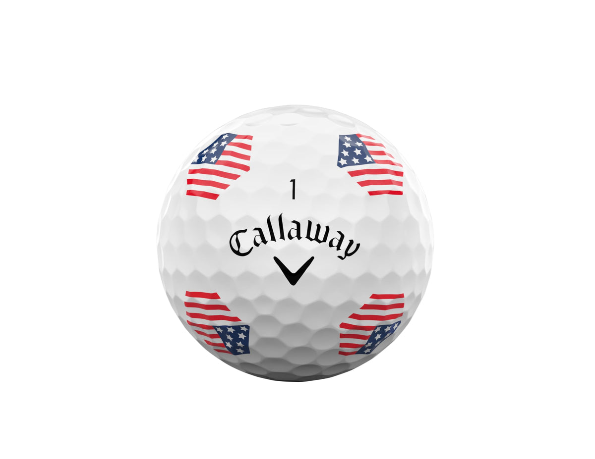 Callaway Chrome Soft urethane soft cover for greenside control and feel.