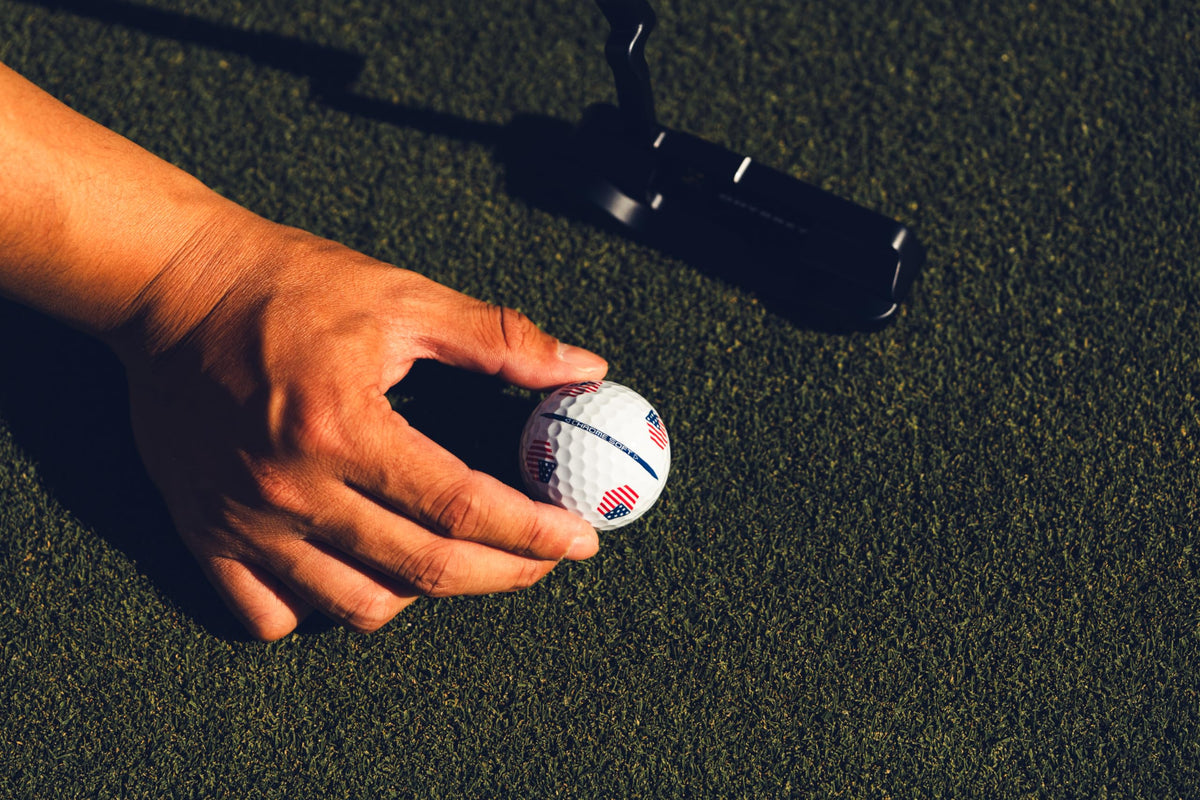 Callaway Chrome Soft green-side control with soft cover and feel.