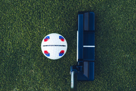 Callaway Chrome Soft seamless-tour aero image showing stable high flight with low spin