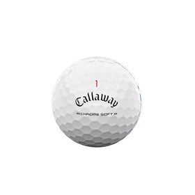 Callaway Chrome Soft Triple Track dimple pattern for tight dispersion