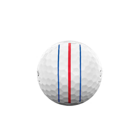 Callaway Chrome Soft Triple Track ball closeup showing soft feel