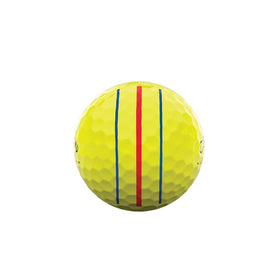 Callaway Chrome Soft Triple Track Yellow greenside control enhances scoring round.