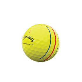 Callaway Chrome Soft Triple Track Yellow tee shot release supports higher launch.