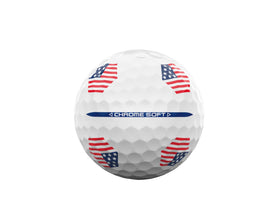 Callaway Chrome Soft USA TruTrack for alignment and roll feedback.