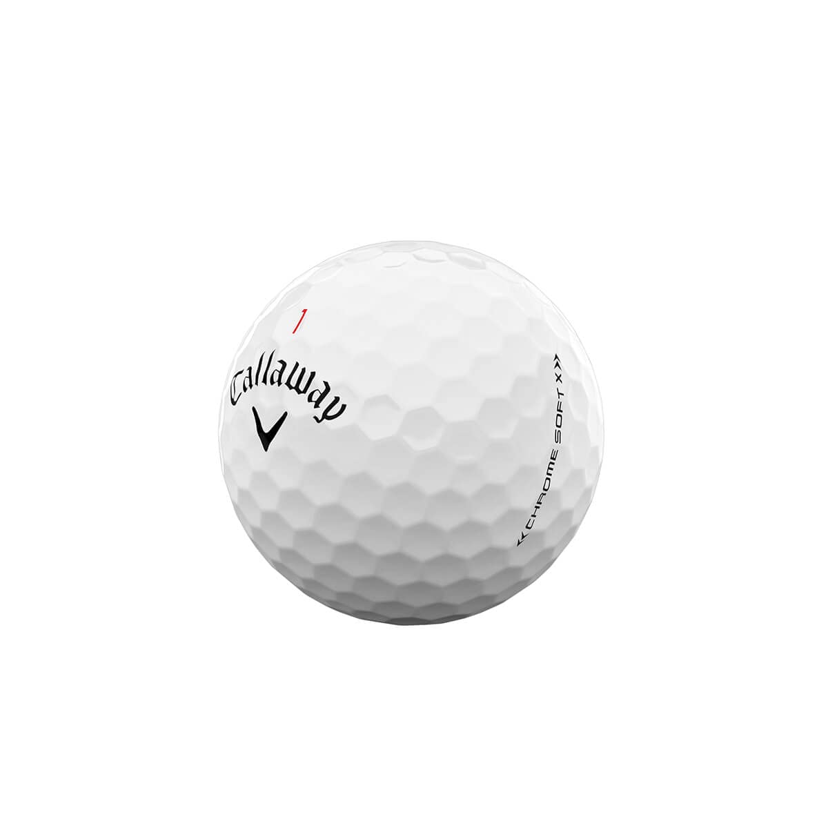 Callaway Chrome Soft X ball near the green, highlighting short-game control and workable iron shots