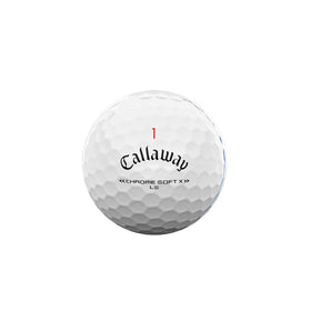 Callaway Chrome Soft X LS driver-speed visual emphasizing fast ball speeds and longer carries.