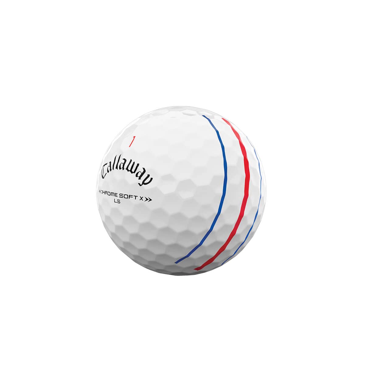 Callaway Chrome Soft X LS Tour Aero image showing stable flight in varied conditions.
