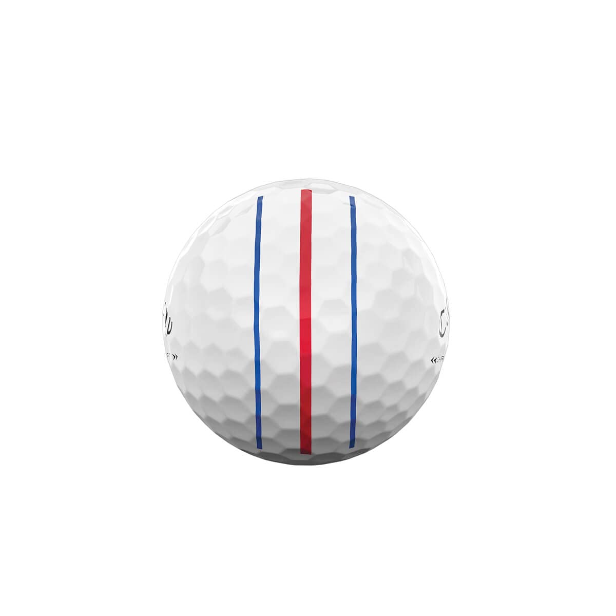 Callaway Chrome Soft X pack-shot highlighting Tour-level performance in white