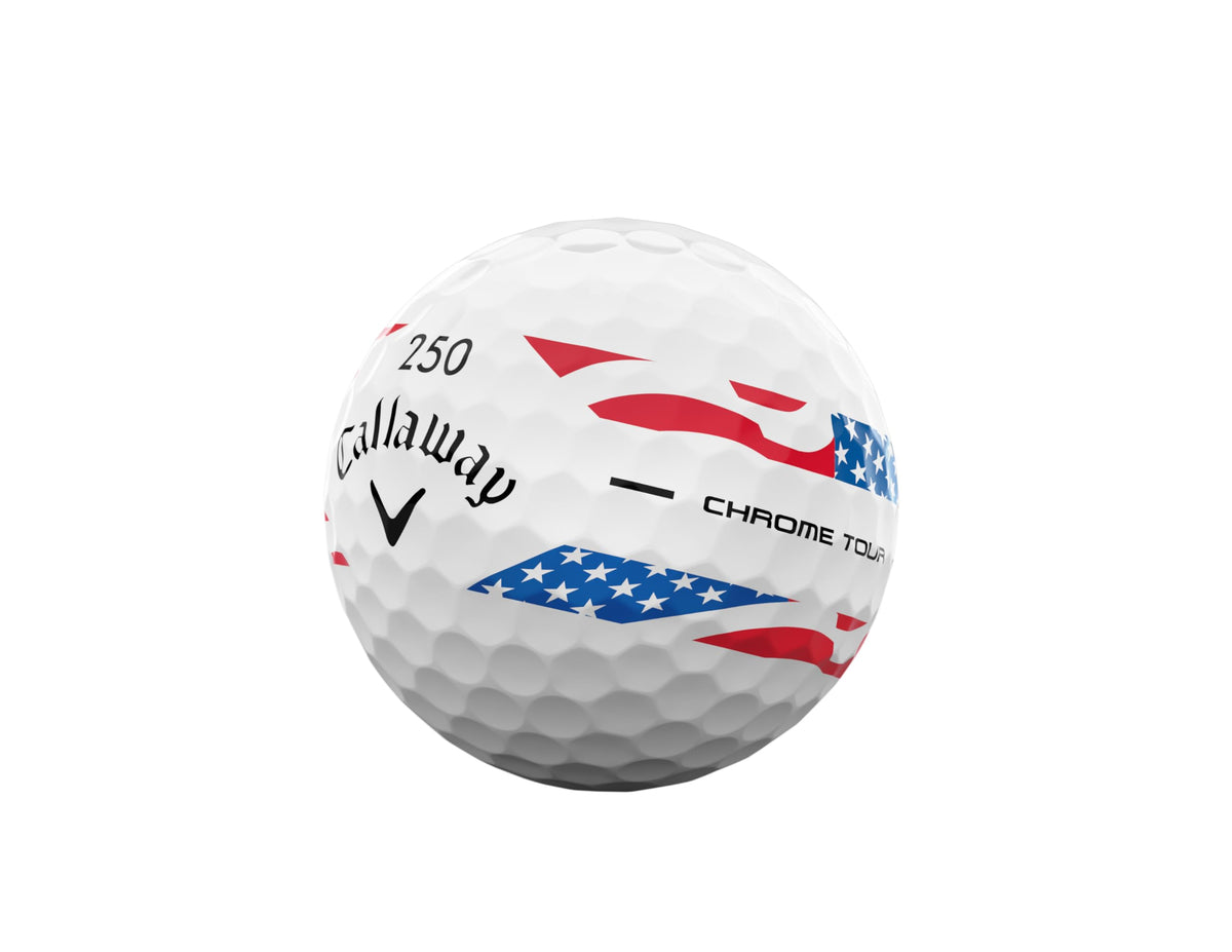 Callaway Chrome Tour 2026 aerodynamic design for longer distance and flight consistency.