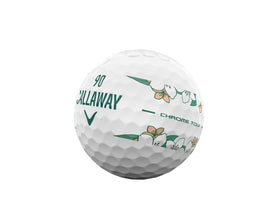 Close-up of chrome tour 2026 ball core and mantle illustrating speed technology