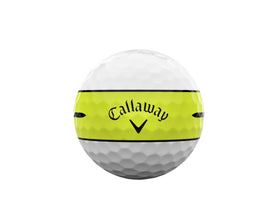 Callaway Chrome Tour 2026 ball featuring Tour Fast Mantle for faster speeds