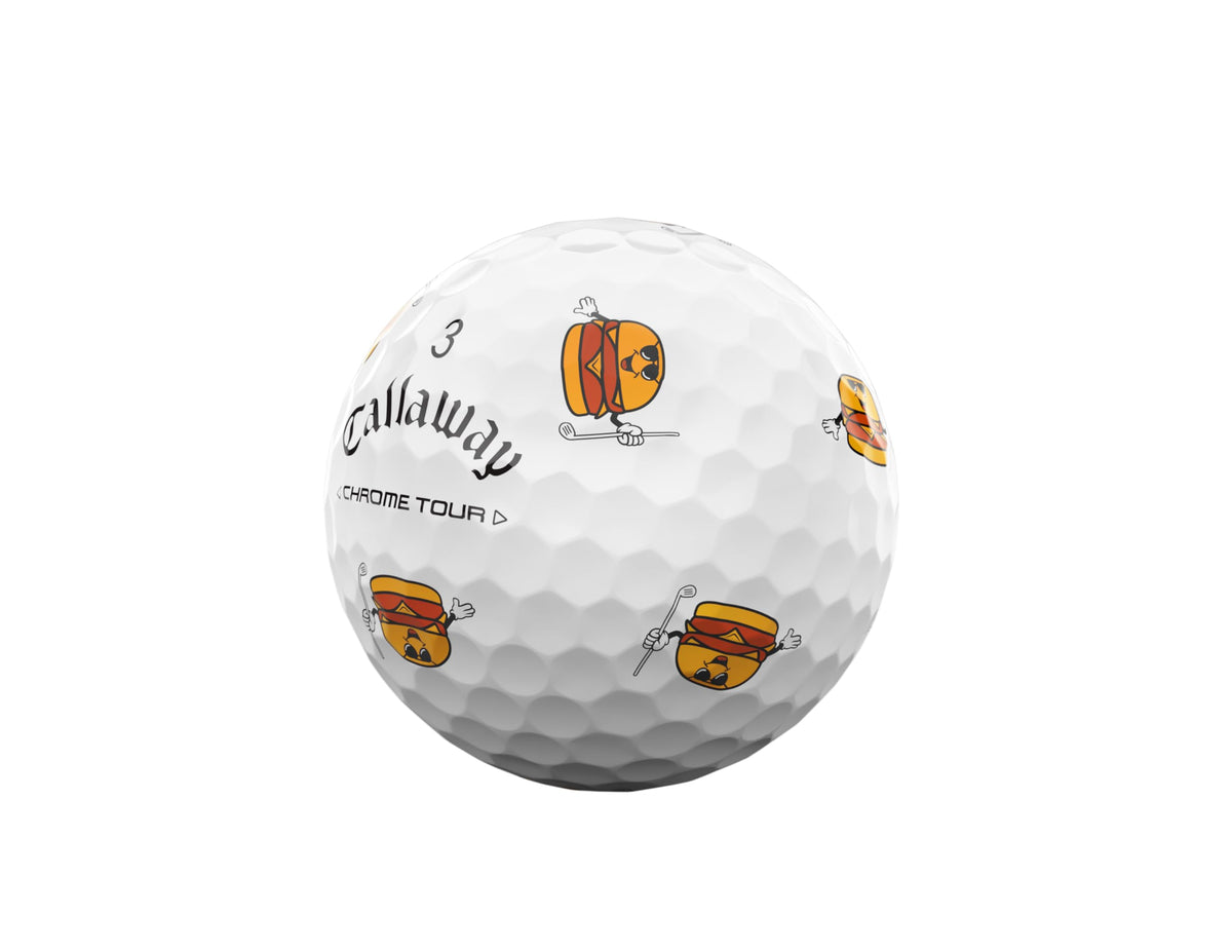Callaway Chrome Tour 24-ball box emphasizes value and convenient reordering.