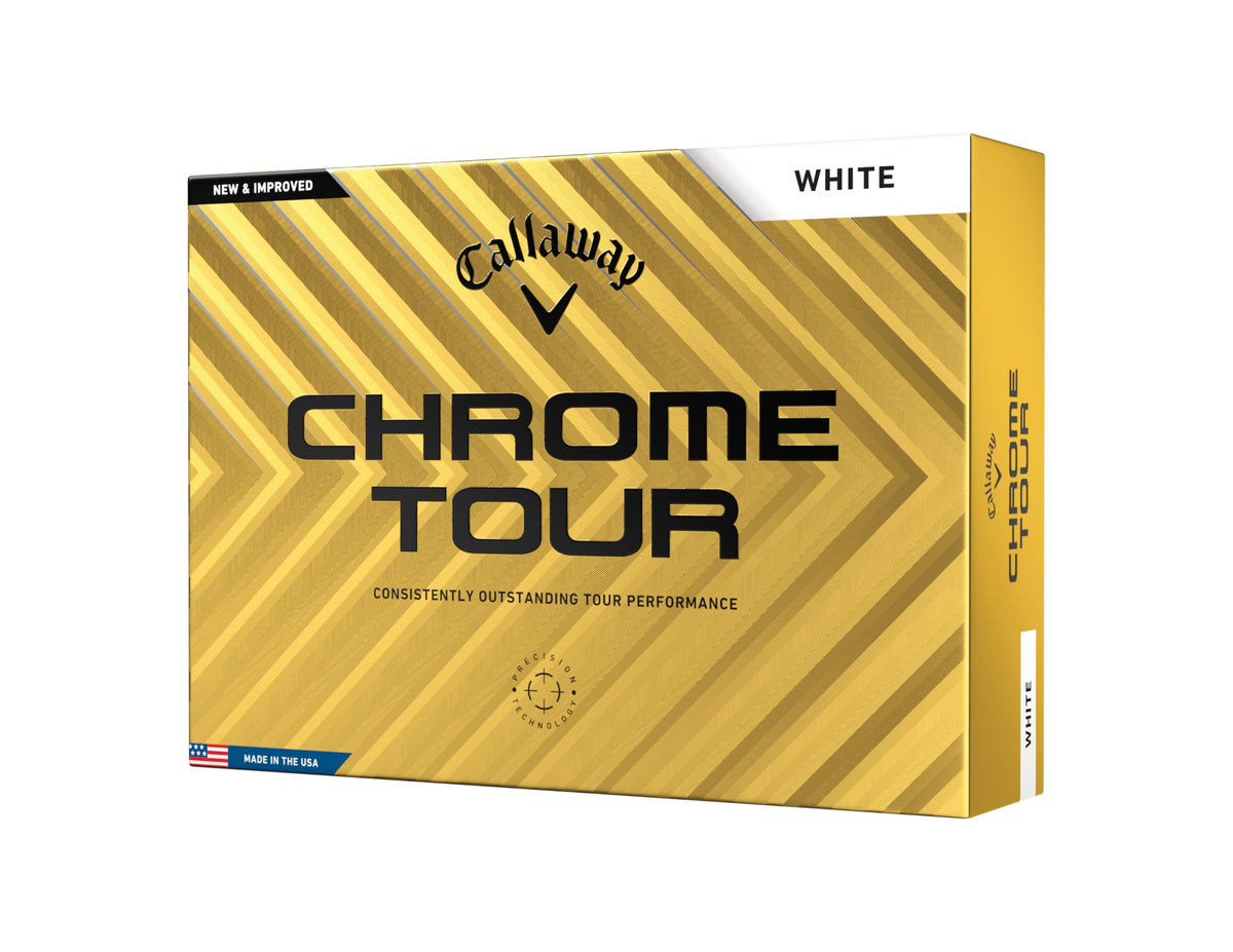 Callaway Chrome Tour ball core for consistent feel and distance potential.