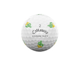 Callaway Chrome Tour Cinco de Mayo ball in hand demonstrating comfortable feel.