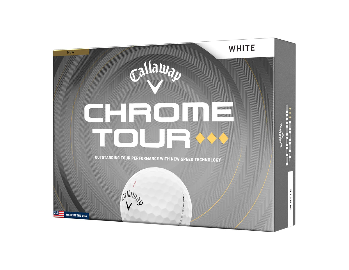 Callaway Chrome Tour Triple Diamond 26 front view for precision on tee shots.