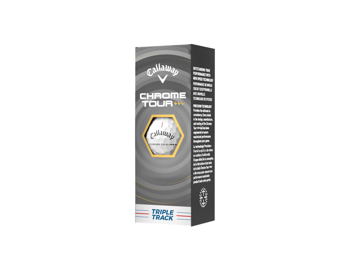 Callaway Chrome Tour Triple Diamond 26 pack packaging for practice sessions