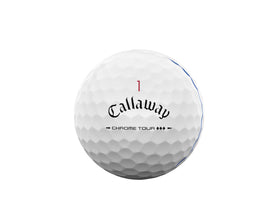 Callaway Chrome Tour Triple Diamond 26 top view highlights compact form