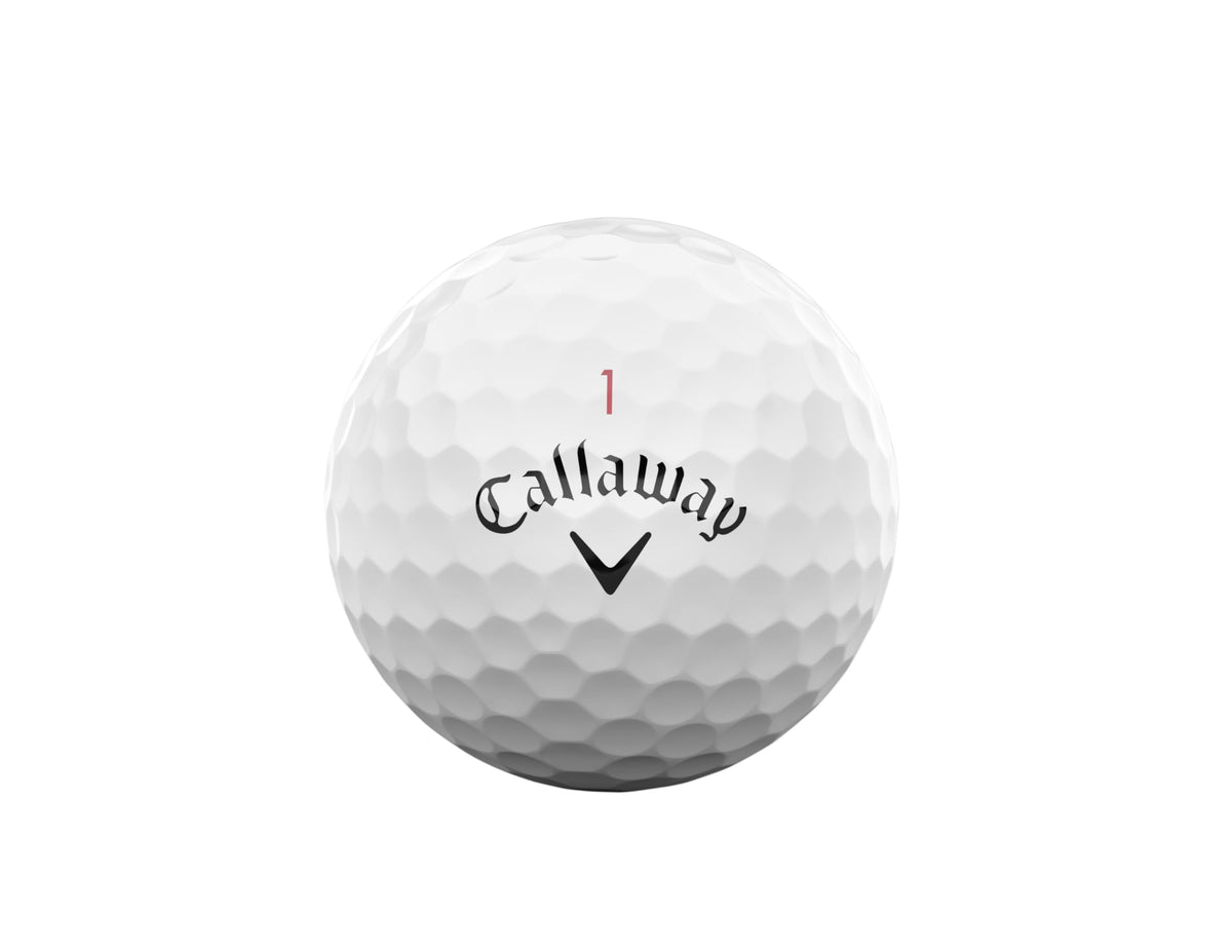 Callaway Chrome Tour Triple Diamond, pack shot, featuring high-velocity core for speed and distance.