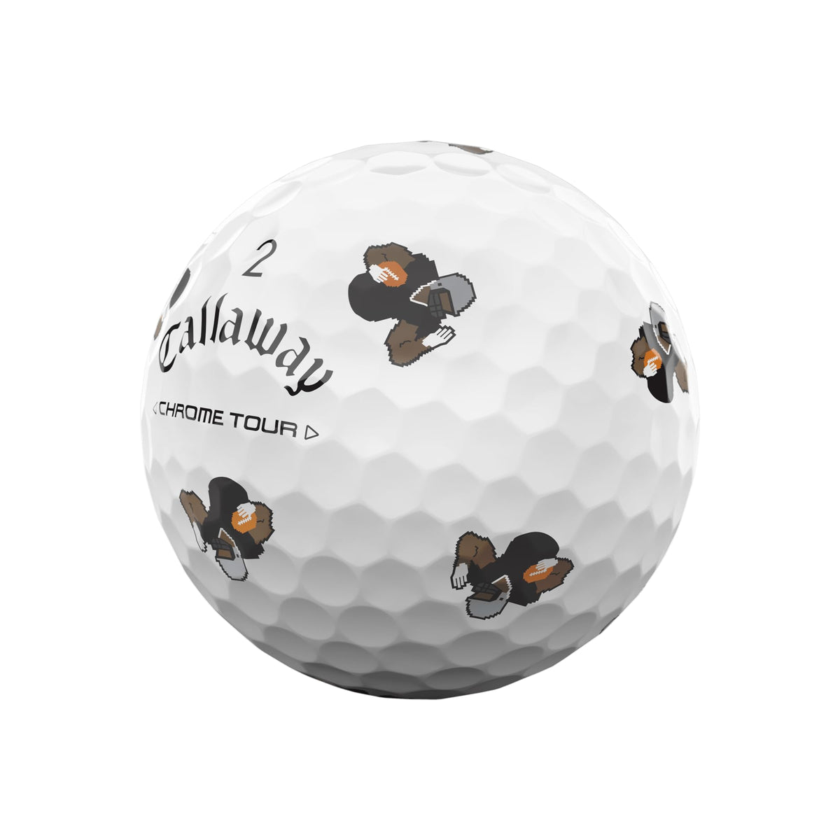 Callaway Chrome Tour urethane soft cover emphasizing spin control and feel.