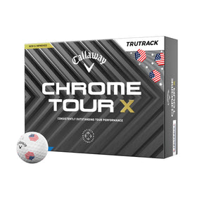 Callaway Chrome Tour X ball fast-core design for distance and consistent feel.