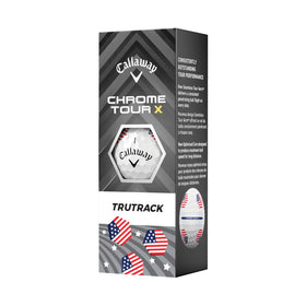 Callaway Chrome Tour X packaging image highlights premium branding and easy selection.