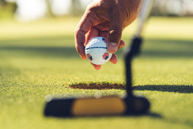 Callaway Chrome Tour X ball flight visuals aid alignment and shot planning.
