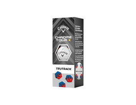 Callaway Chrome Tour X TruTrack overlay communicates roll feedback and alignment cues.