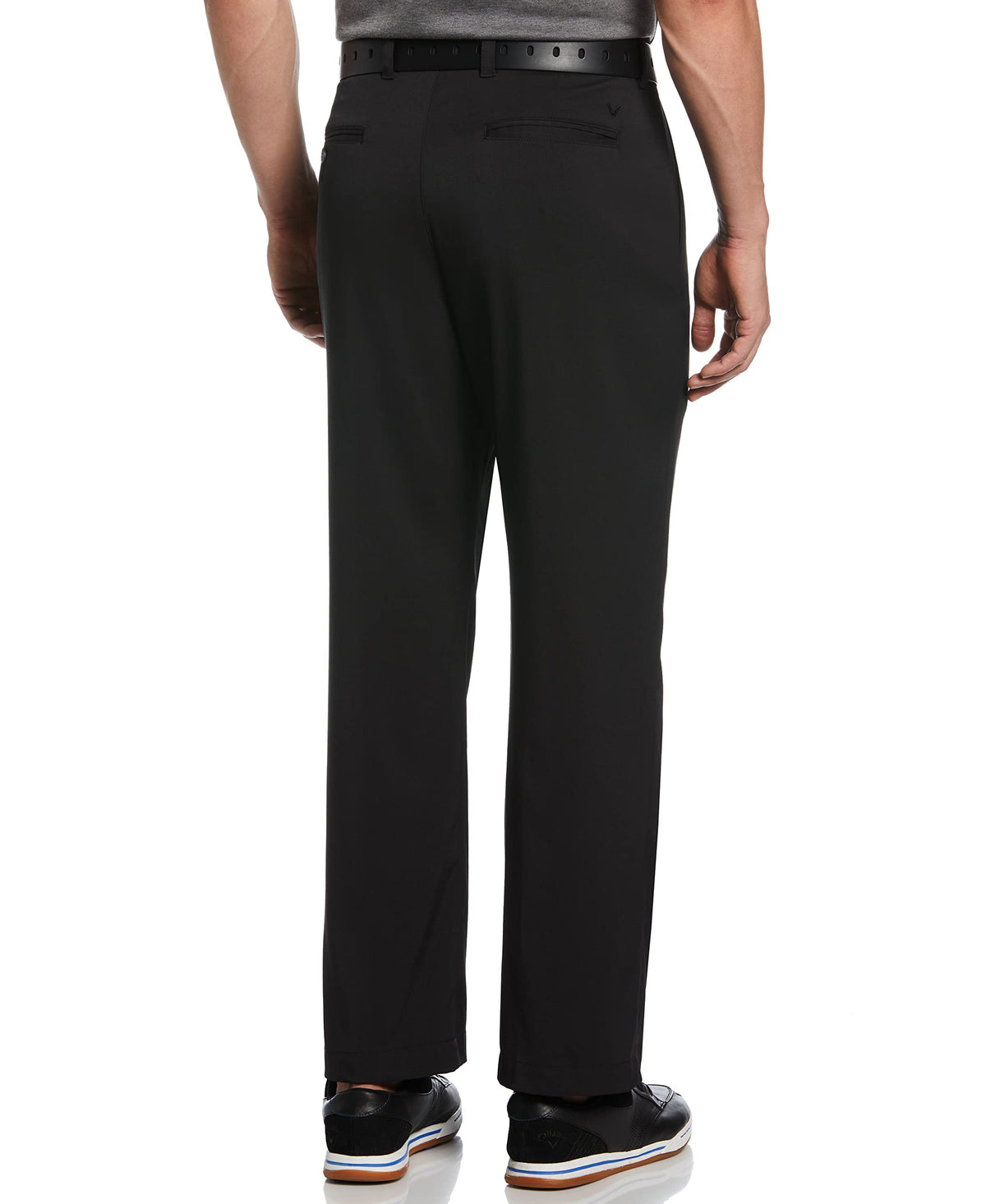 Callaway Classic Pants Caviar, back view, four-pocket design for secure on-course storage.