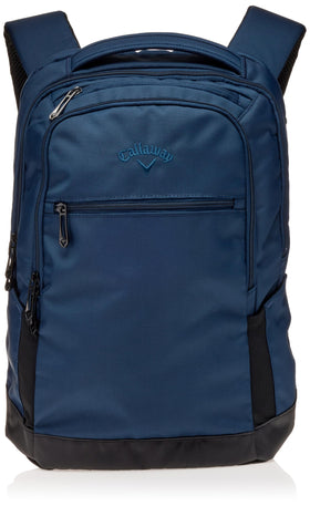 Callaway Clubhouse Backpack Navy front view highlights compact, versatile everyday carry.