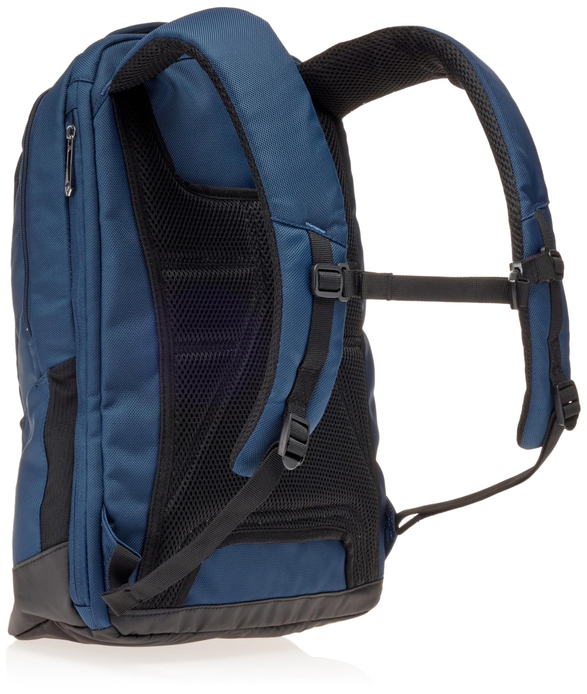 Callaway Clubhouse Backpack Navy side view emphasizes travel-ready silhouette.
